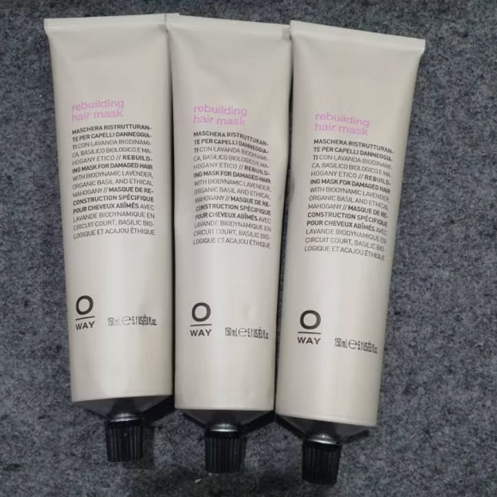 OWAY Rebuilding hair mask มาส์กไบโอไดนามิค ฟื้นฟูผมเสียจากเคมีซ้ำซ้อน ผมหยาบและแห้งเสียอย่างหนัก