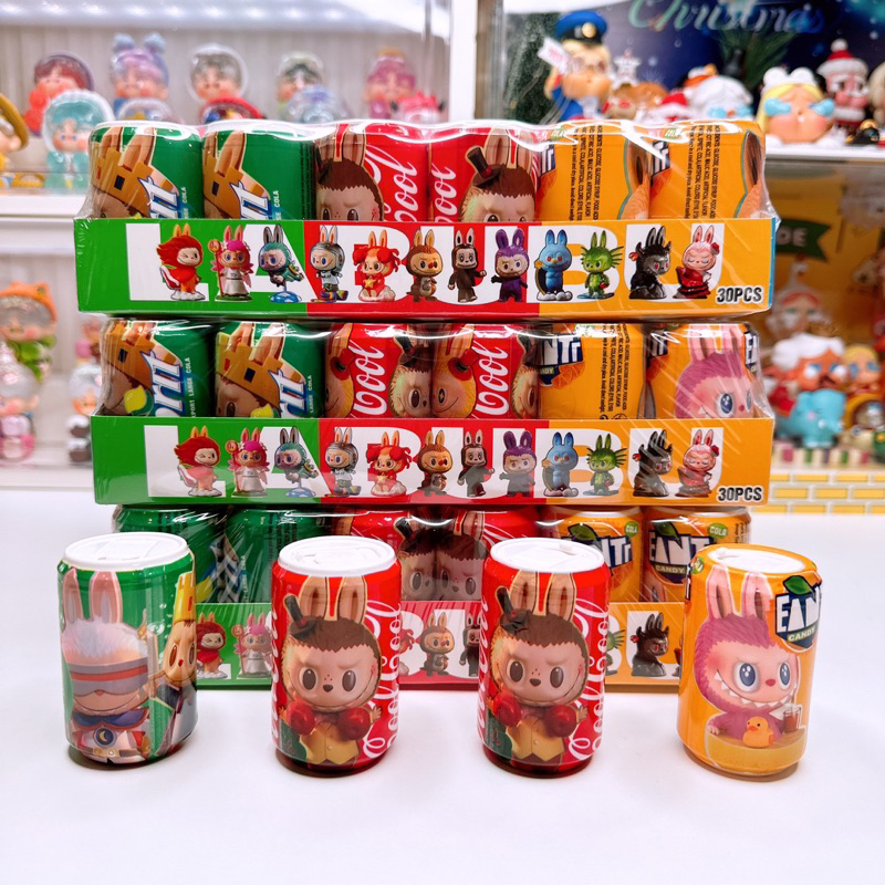 กระป๋องลูกอมอัดลม มี 3 รส โค้ก สไปร์ท น้ำส้ม (1 เเพค 30 ชิ้น)