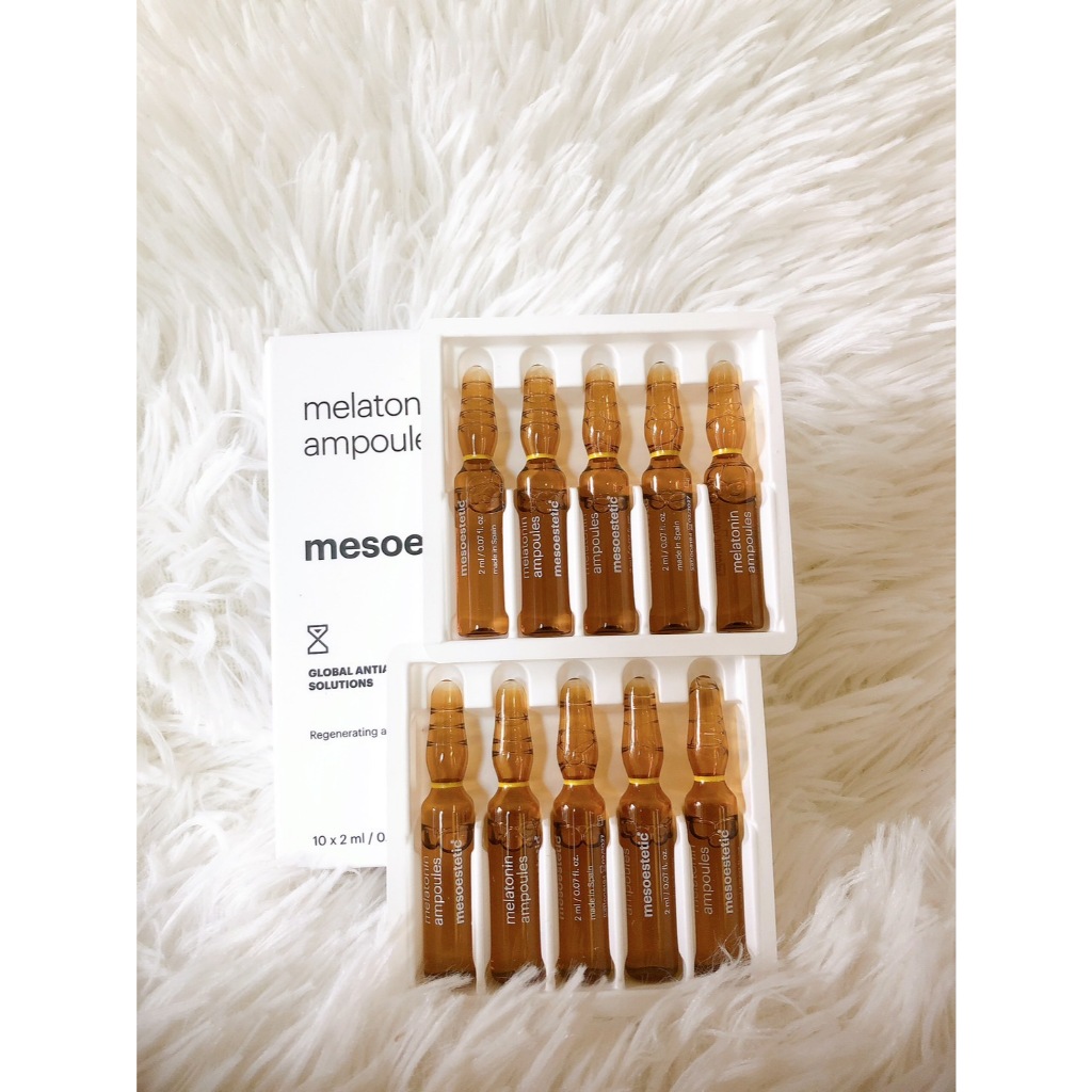 เซรั่มสูตรฟื้นบำรุงผิวในตอนกลางคืน melatonin ampoules 10แอมพลู ราคา ถูกที่สุด ดีลบีเคเค รูปภาพหลัก