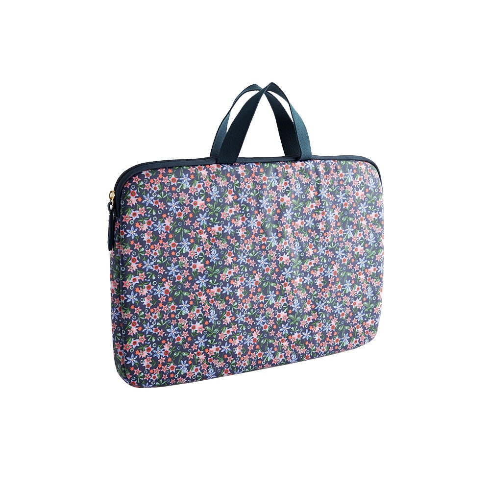 Cath Kidston Female 13" Laptop Case Raindrops Navy