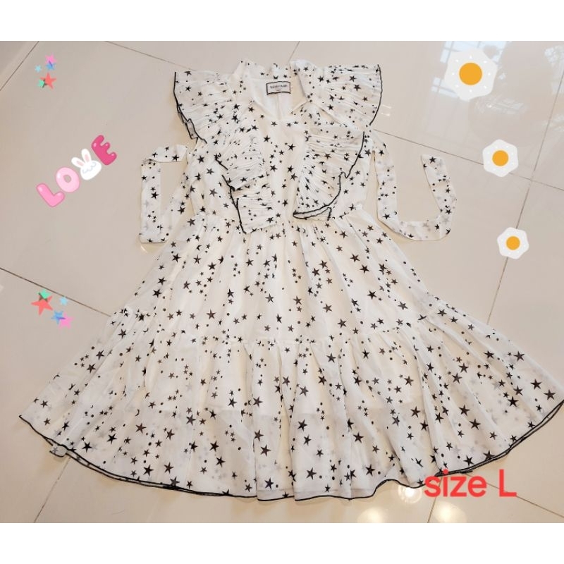 เดรสงานป้ายเกาหลี Vegas Luxury size L🥰