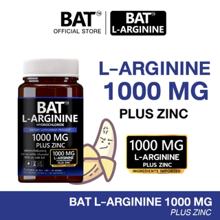 BAT™ L-Arginine Hydrochloride แอล-อาร์จินีน ไฮโดรคลอไรด์ 1000 มิลลิกรัม พลัส ซิงค์