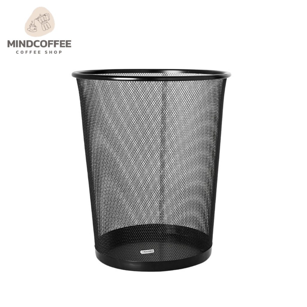 ถังขยะ ถังขยะแบบตะแกรงเหล็ก ขนาดเล็ก 26.5*24*18.5 office garbage can metal MindCoffee