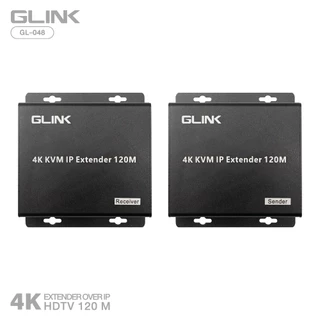 Glink GL-048 HDMI Extender Over IP 120M 4K KVM Function อุปกรณ์ขยายสัญญาณ ใช้งานกับ Ethernet Swtiching Hub ได้
