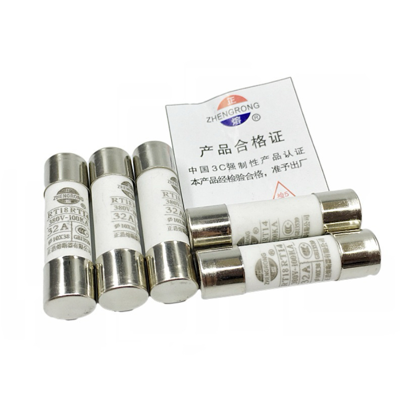 ฟิวส์ 10×38   ฟิวส์เซรามิค10X38มม .ฟิวส์380V 500V   2A 4A 6A 8A 10A 16A  20A 25A  32A ฟิวส์วกระเบื้อง เซรามิก