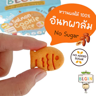 Begin คุกกี้ตับ คุกกี้ข้าว กราโนล่า ธาตุเหล็กสูง โปรตีนสูง เด็ก 8 เดือน ขึ้นไป