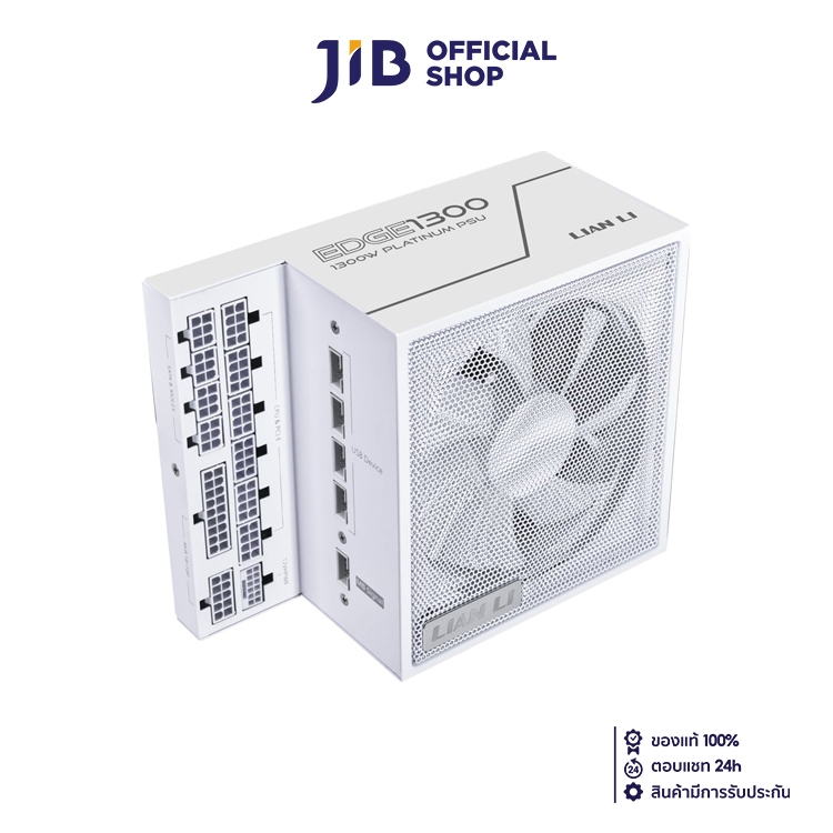 POWER SUPPLY (อุปกรณ์จ่ายไฟ) LIAN LI EDGE1300 - 1300W 80 PLUS PLATINUM (WHITE) (ATX) (EG1300)