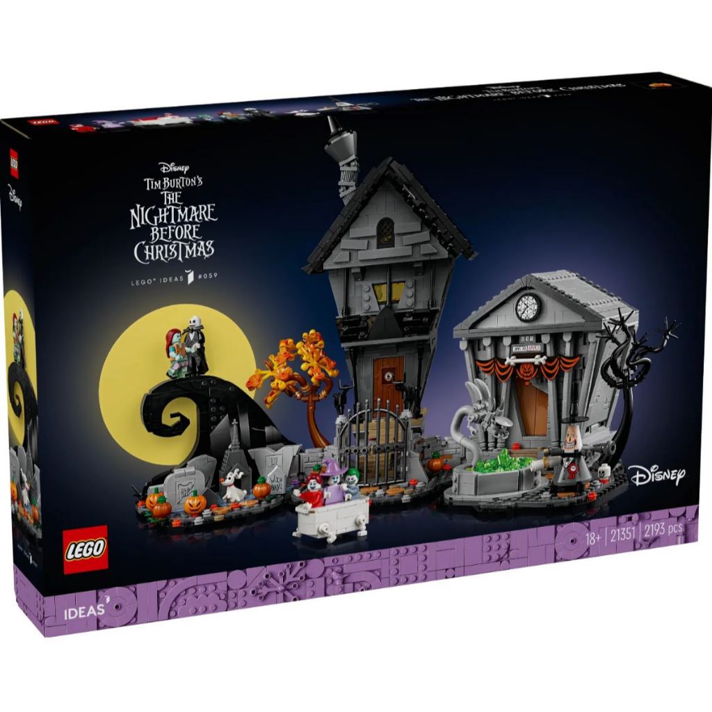 LEGO® Ideas Disney Tim Burton’s The Nightmare Before Christmas 21351