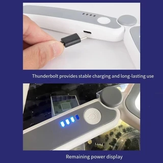 แว่นขยายแบบมืออาชีพพร้อมไฟ LED 10ดวง USB แบบพกพาแบบมือถือแว่นขยายพับได้สำหรับการอ่านอัญมณีช่างซ่อมนาฬิกา 10863-10LC