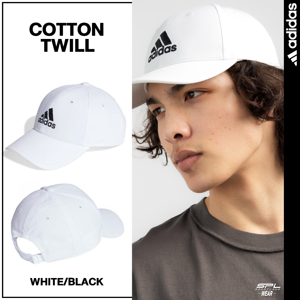 Adidas อาดิดาส หมวกแก๊ป หมวกเบสบอล Cap Cotton Twill Baseball IB3243 WH (900)