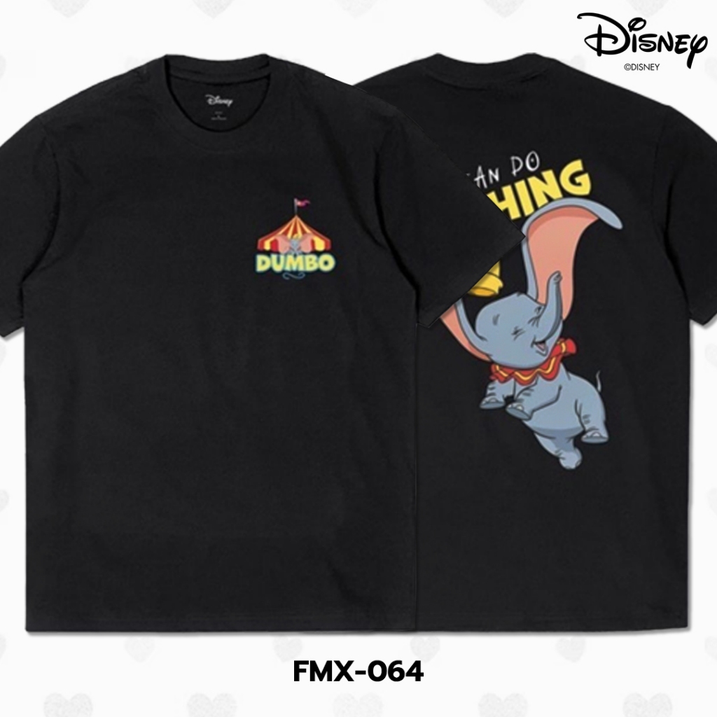 Power 7 Shop เสื้อยืดการ์ตูน "Dumbo" ลิขสิทธิ์แท้ DISNEY (FMX-064)