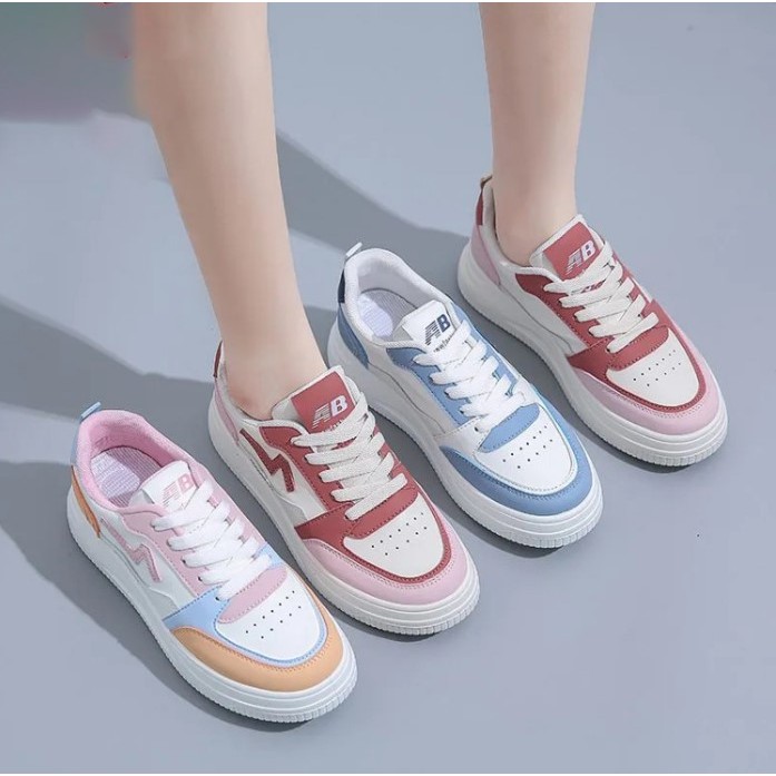 SABAI FASHION💥สินค้าพร้อมส่งจร้า**รองเท้าผ้าใบ กีฬาแฟชั่นผู้หญิงสไตล์เกาหลี รุ่น 8-16