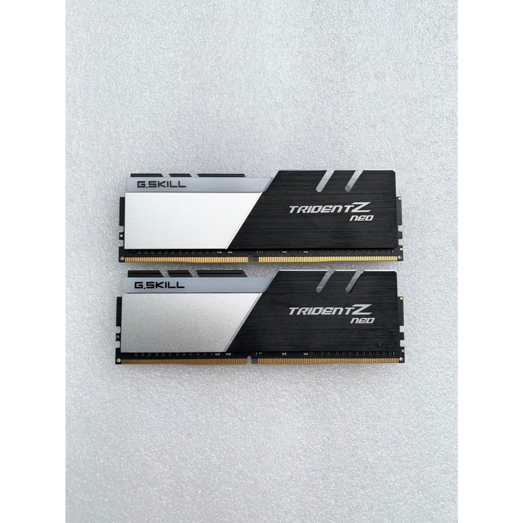 RAM (หน่วยความจำ) 64GB (32GBx2) DDR4 3200MHz G.SKILL TRIDENT Z NEO มือสอง ประกัน LT