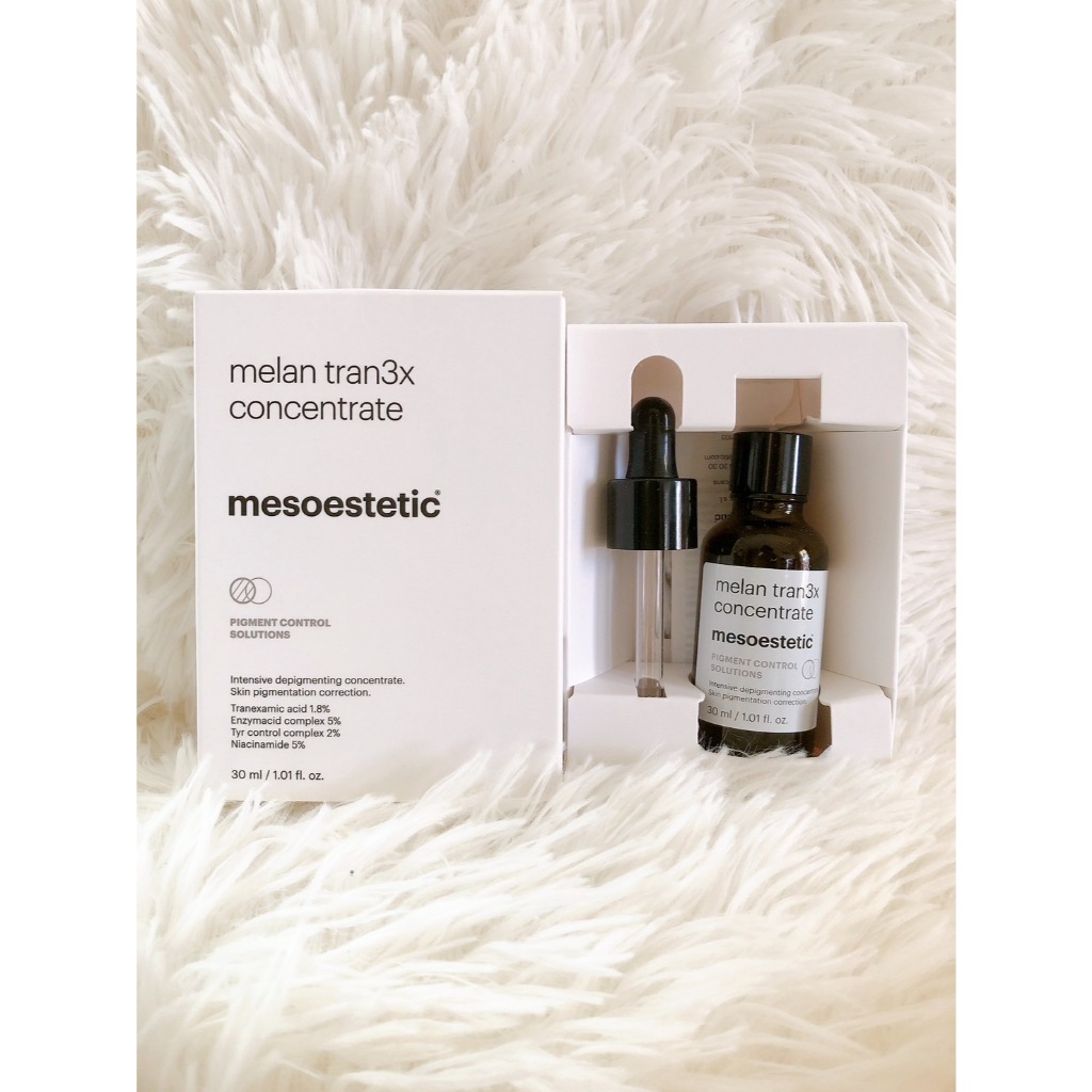 melan tran3x concentrate 30ml.เซรั่มสูตรเข้มข้นฟื้นฟูผิวสำหรับ ฝ้ากระ จุดด่างดำ