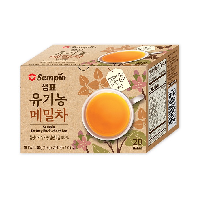 [ของแท้] 유기농메밀차 Sempio Tartary Buckwheat Tea (ชาบัควีท 20 ถุง) 30g