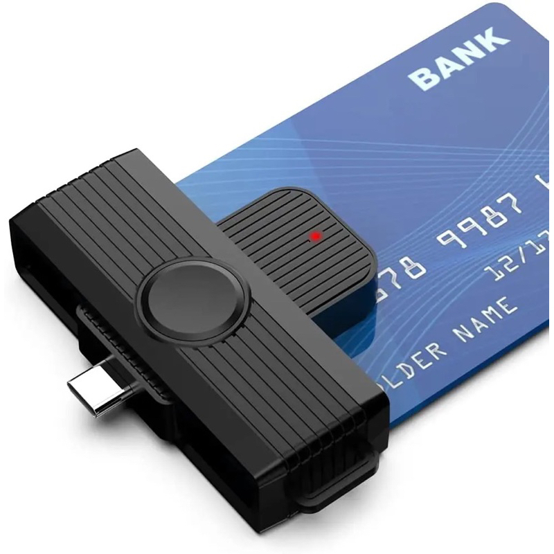 เครื่องอ่านบัตรประชาชน Type c Smart card reader type c แบรนด์ Rocketek