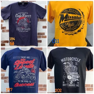 เสื้อยืดคอกลม ลายมอไซร์ คลาสสิค Classic เสื้อใหม่ งานคนไทย <1>