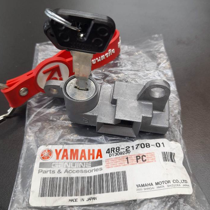 4R82170801 กุญแจฝากระเป๋าซ้าย SR400 SR500 Side Cover Lock Assy แท้ YAMAHA 4R8-21708-01 Clearance Sal