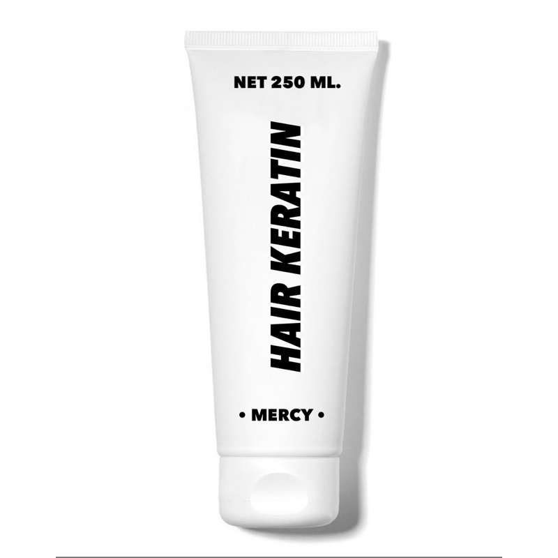 ขายดีมาก!🔥 🖤MERCY หัวเชื้อเคราตินหมักไป 3ที ปลายผมช็อตหายเรียบ!!!  250ML. หลอดใหญ่เท่าแขน (ราคาปกติ 899฿)