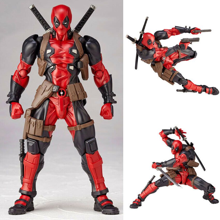บริกรที่ตายแล้ว Deadpool สามารถเคลื่อนย้ายได้ Deadpool Boxing Model Doll Toy Gift