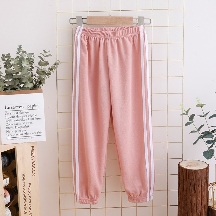 กางเกงขายาวเด็ก ไซส์ 3-9 ขวบ ขาจั้ม ระบายอากาศได้ดี ใส่หน้าร้อน ใส่กันยุง - รูปที่ 4