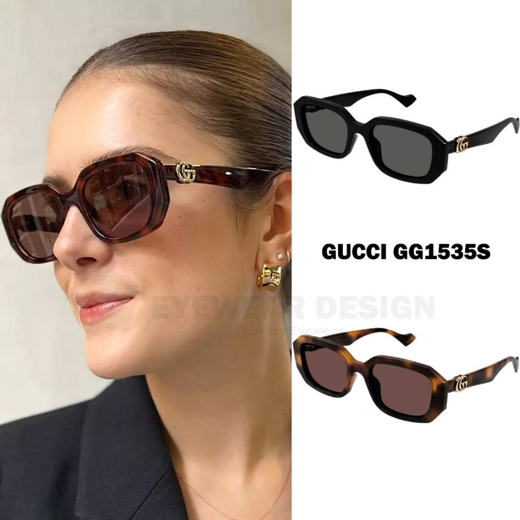แว่นกันแดด GUCCI GG1535S ของแท้ 100% พร้อมอุปกรณ์