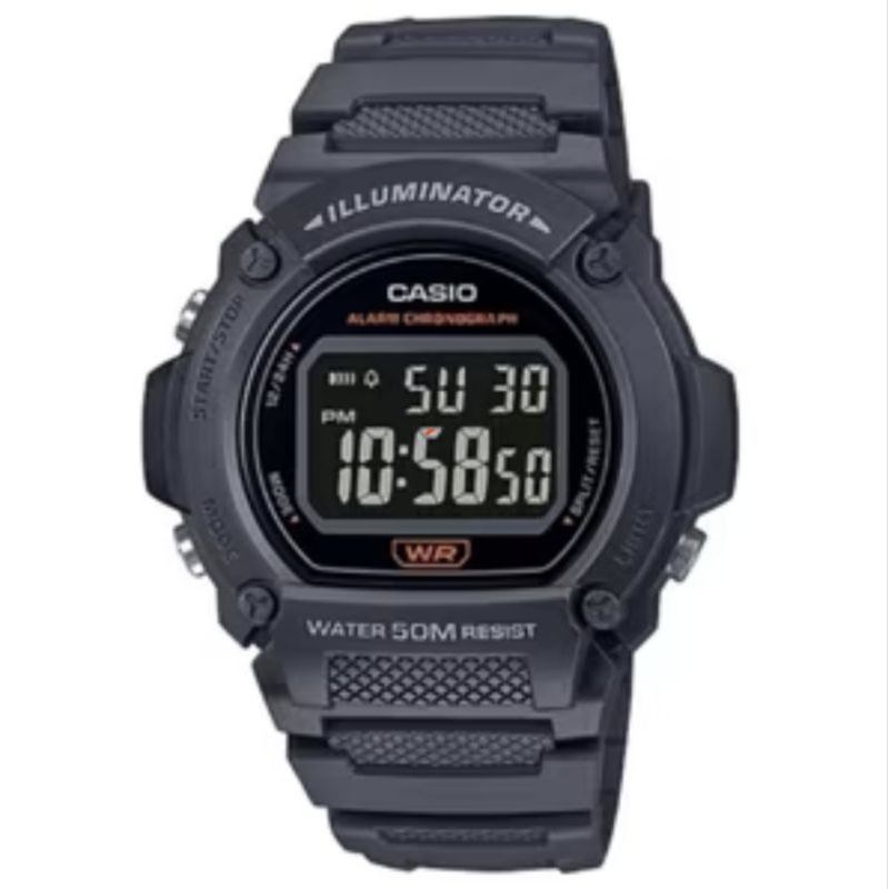 CASIOนาฬิกาข้อมือรุ่นW-201/W-218/W219 ของแท้รับประกัน 1ปี