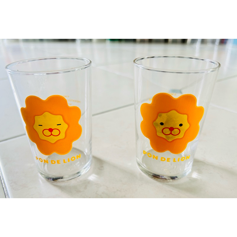 Mister Donut PON DE LION Glass แก้วน้ำ