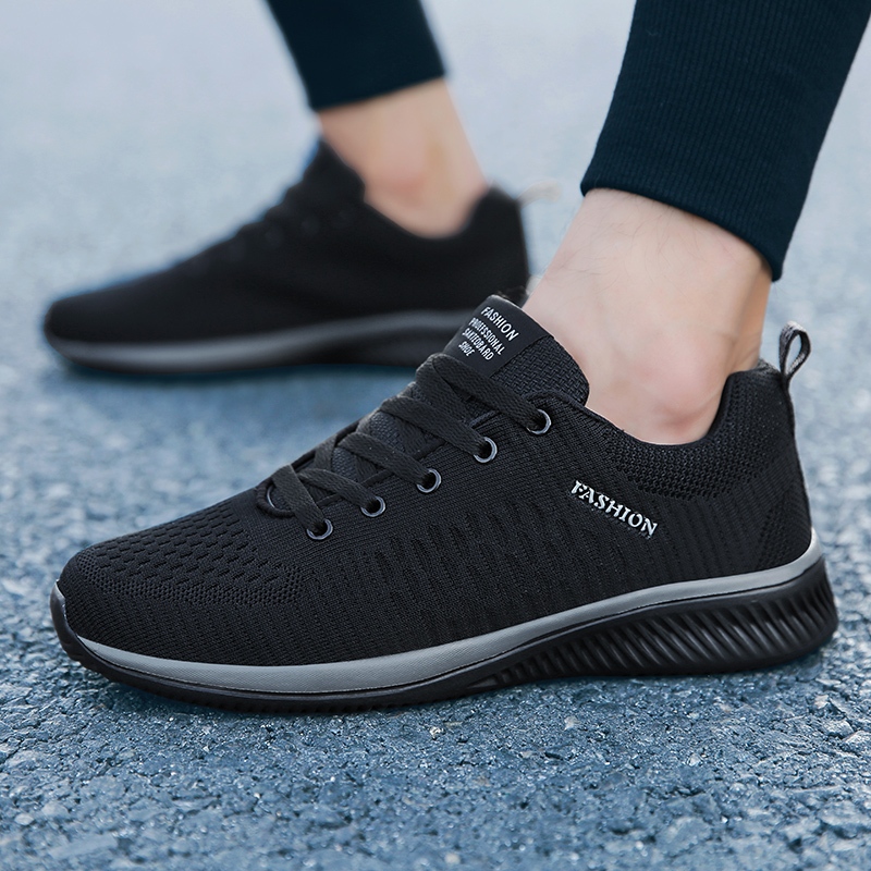 รองเท้าผู้ชาย Breathable Mesh Athleisure รองเท้าวิ่ง รองเท้าผ้าใบผู้ชาย 39-46 จัดส่งจากประเทศไทย
