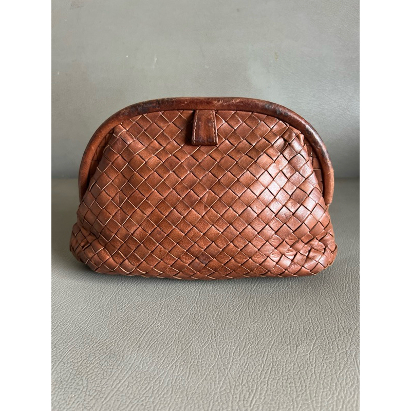 Bottega Veneta Vintage Clutch แท้💯 มือสอง