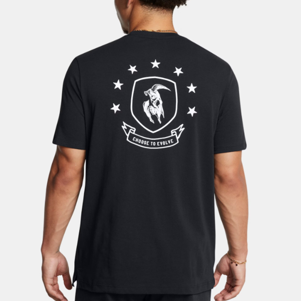เสื้อยืด Under Armour Project Rock Badge Of Honor Short Sleeve เสื้อยืด UA สินค้าแท้ 100%