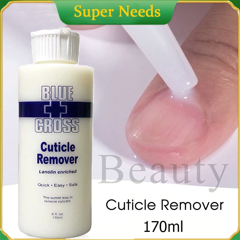 เตรียมจัดส่ง น้ำยาตัดหนังเล็บ ครีมตัดหนัง น้ำยาหนังนุ่ม BLUE CROSS Cuticle remover 177ml