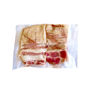 เบคอนรมควันแท้แผ่นสั้น 1 แพค 2 แถว อบในตู้อบ‼️ของแท้แปรรูปจา…