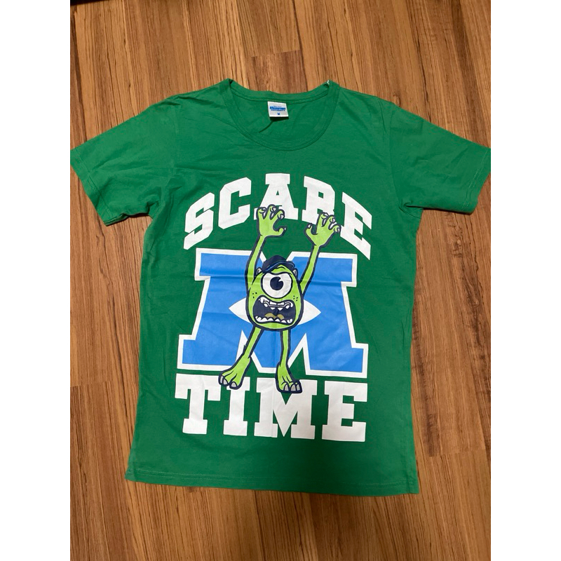 เสื้อยืด สีเขียว Monster university ไซส์ M