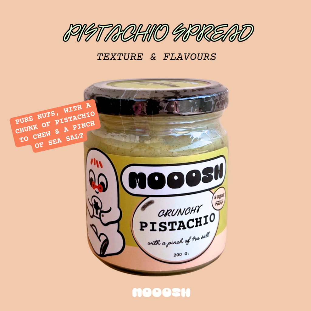 Crunchy Pistachio Spread (Vegan friendly) สเปรดถั่วพิสตาชีโอ อัลมอนด์ วีแกน