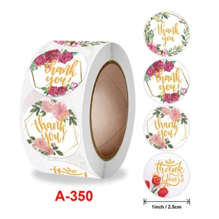 สติ๊กเกอร์ขอบคุณสติ๊กเกอร์ดวงเล็ก 500ดวง / ม้ ขอบคุณค่ะ น่ารัก
