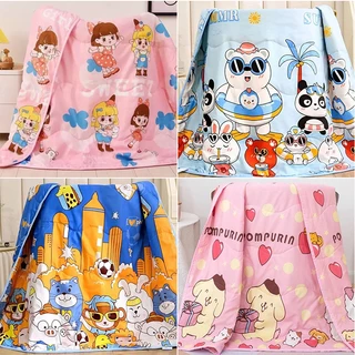ผ้าห่มใยไหม ขนาด【size110*150】รุ่นบาง ผ้าห่มเด็กผ้าฝ้ายญี่ปุ่น ผ้านุ่มห่มสบาย ผ้านวมเด็ก 🚚 สินค้าพร้อมส่ง 🚚
