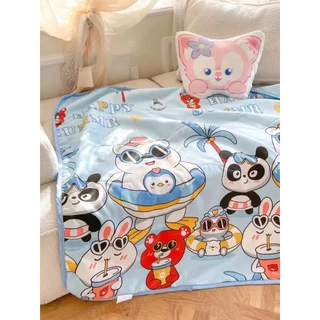 【ผ้าห่มเด็ก】ขนาด 150*110 ผ้าห่มเครื่องปรับอากาศสำหรับเด็ก ผ้าห่มฤดูร้อน ลายการ์ตูนน่ารักๆ 🌈 พร้อมส่ง 🌈