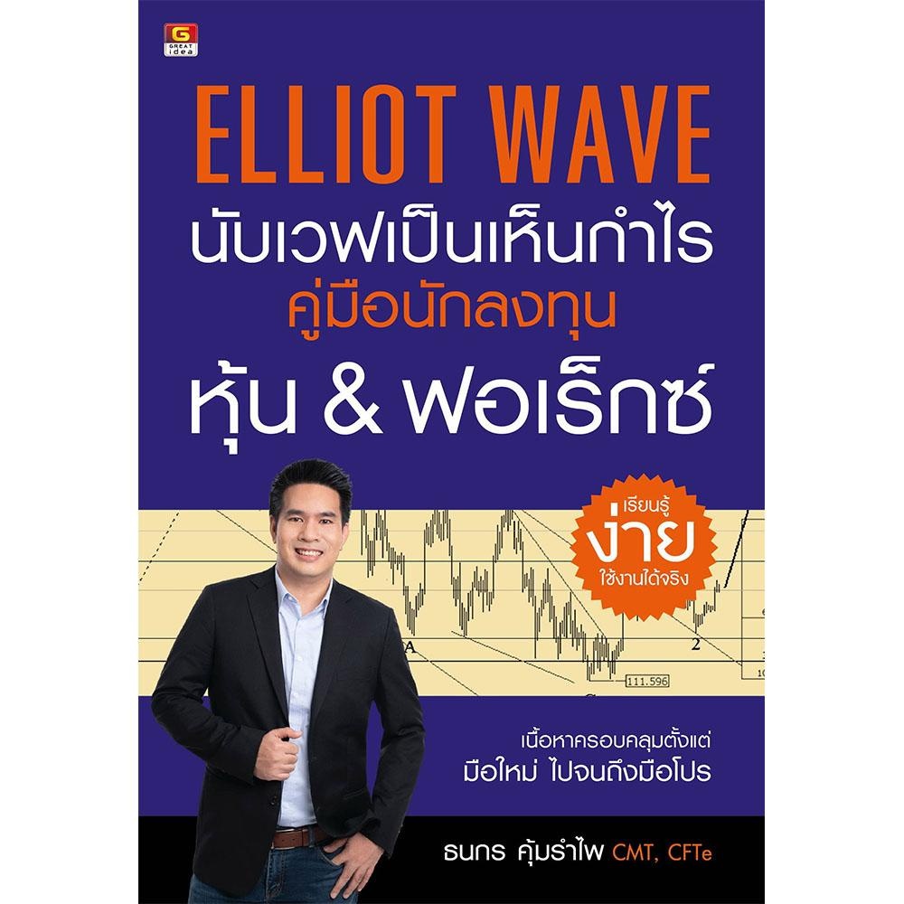 หนังสือ elliott wave นับเวฟเป็นเห็นกำไร #มือสอง