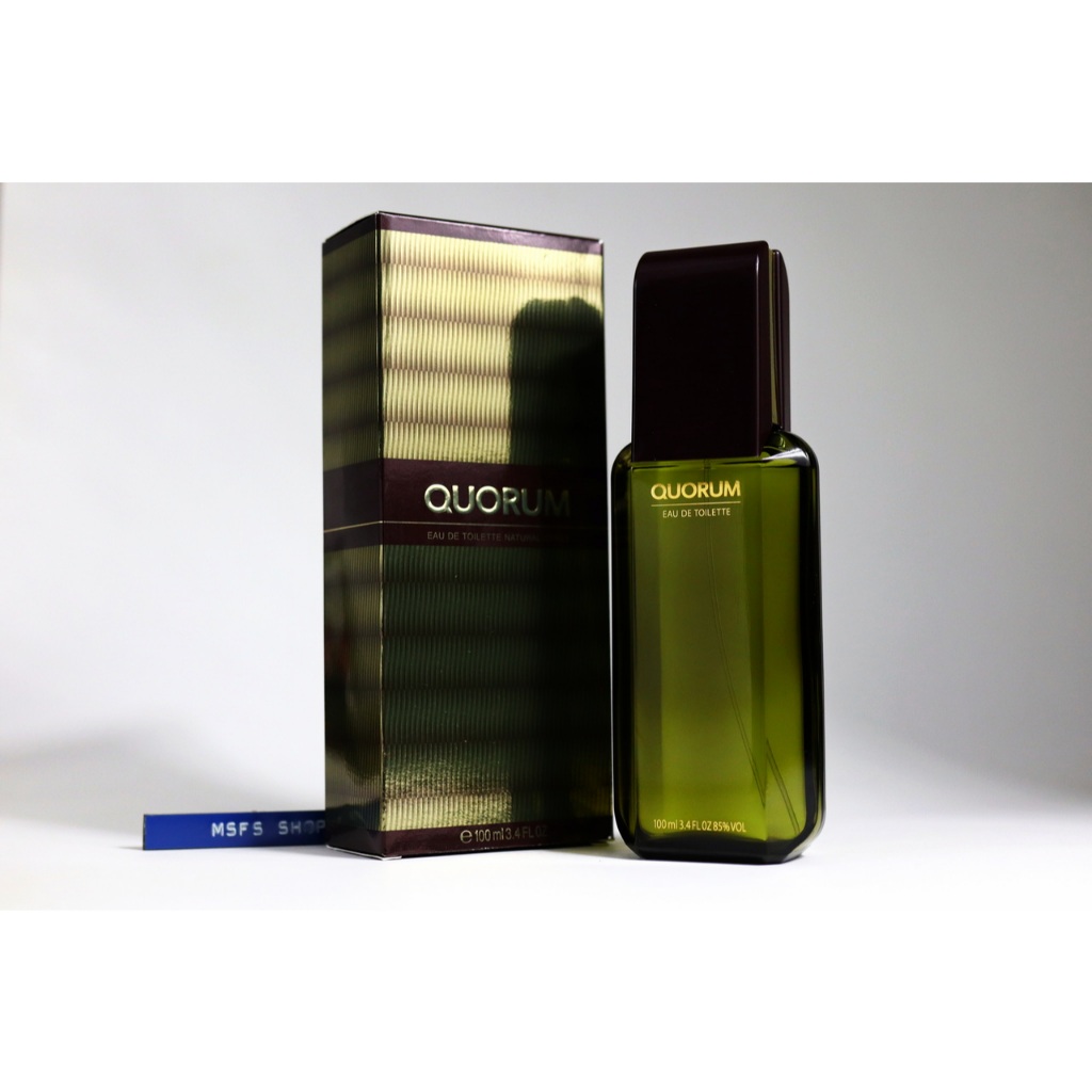 A n t o n i o P u i g Quorum EDT 100ml Spray แบบสเปรย์ [USED] - น้ำหอมมือ สอง