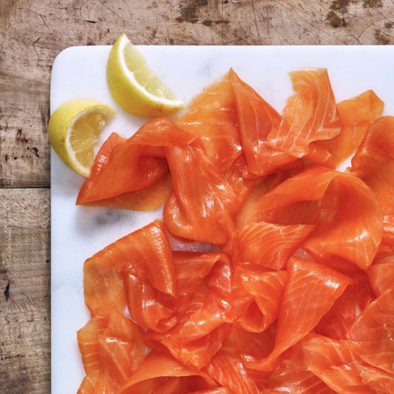 Smoked Salmon Trim 500g Pack - แซลมอนรมควันชิ้นเล็ก ขนาด 500ก.