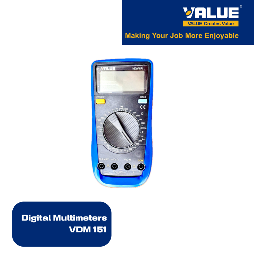 Value ดิจิตอล มัลติมิเตอร์ รุ่น VDM-151