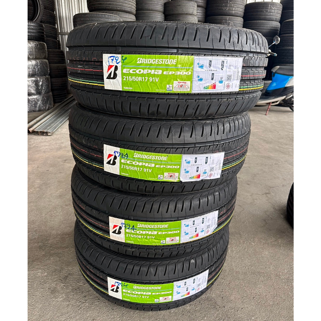 🔴 ยาง "#บริดจสโตน" Bridgestone Ecopia EP300 *** ยางใหม่ ปี 24 *** - 215/50R17