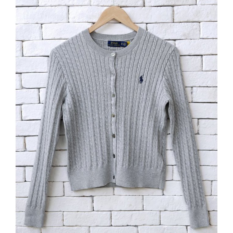 POLO RALPH LAUREN MINI CABLE COTTON CARDIGAN