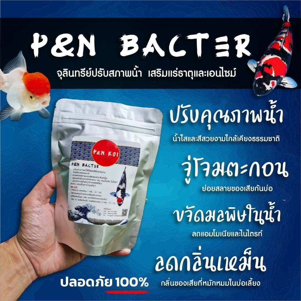 P&N Bacter จุลินทรีย์ปรับสภาพน้ำใส เสริมแร่ธาตุและเอนไซม์ ไม่มีสารเคมีปลอดภัย