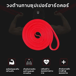 VNICE ยางยืดออกกำลังกาย แรงต้าน ยางออกกำลังกาย 5 ระดับ ยางดึงข้อ ยางยืดบริหารกล้ามเนื้อ