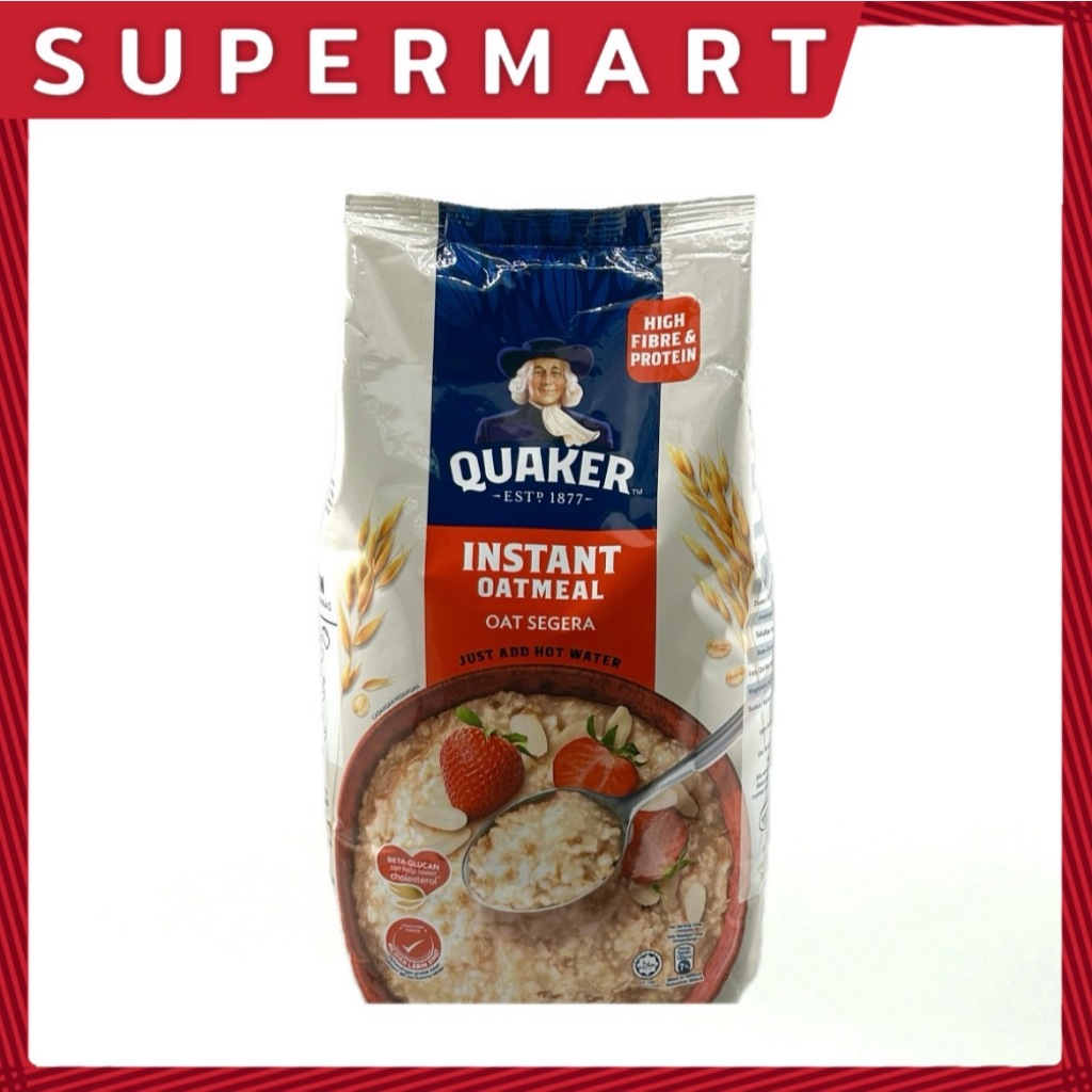 SUPERMART Quaker instant oatmeal 1 kg. #1106257