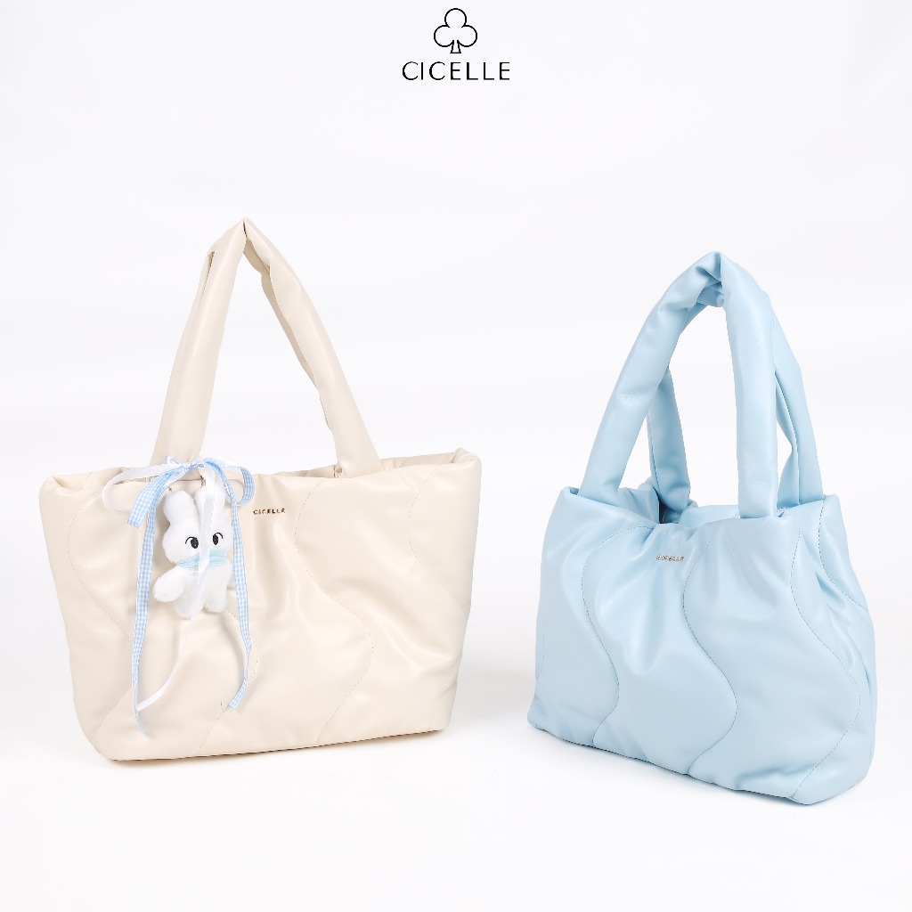 #9918 ทรงTote หนังเรียบนุ่มมากก แบรนด์ CICELLE