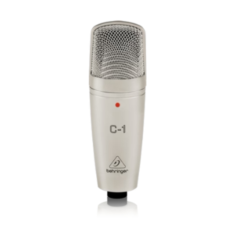 ไมโครโฟนคอนเดนเซอร์ Behringer C-1 Studio Condenser Mic เหมาะสำหรับการใช้งานในสตูดิโอและการแสดงสด