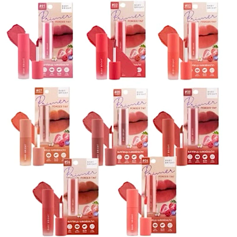 BaBy Bright Primer Powder Tint 2.4กรัม ลิปทินท์ เบบี้ไบร์ท ไพรเมอร์ พาวเดอร์ 2.4กรัม